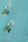 Zari Kota Cotton Sky Blue Saree