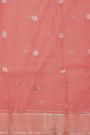 Zari Kota Cotton Peach Saree