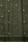 Zari Kota Cotton Pista Green Saree