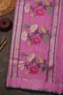 Zari Kota Cotton Pink Saree