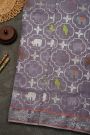 Zari Kota Cotton Mauve Saree