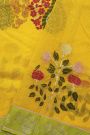 Zari Kota Cotton Yellow Saree