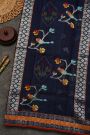 Zari Kota Cotton Navy Blue Saree