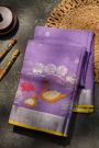 Zari Kota Cotton Lavender Saree