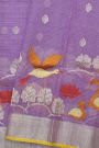 Zari Kota Cotton Lavender Saree