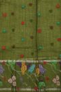 Zari Kota Cotton Light Green Saree