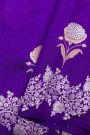 Fancy Matka Silk Royal Blue Saree