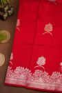 Fancy Matka Silk Red Saree