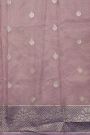 Zari Kota Cotton Lilac Saree