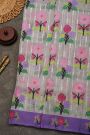 Zari Kota Cotton Off White Saree