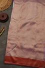 Zari Kota Cotton Lavender Tissue Saree
