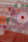 Zari Kota Cotton Lavender Tissue Saree