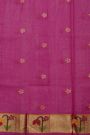 Zari Kota Cotton Bottle Green Tissue Saree
