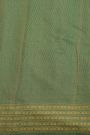 Designer Tussar Bottle Green Saree