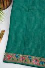 Designer Tussar Rama Green Saree