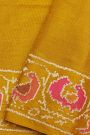 Designer Tussar Mustard Saree