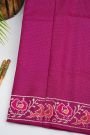 Designer Tussar Magenta Saree
