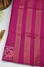 Designer Tussar Magenta Saree