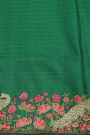 Designer Tussar Green Saree