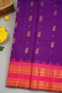Gadwal Silk Purple Saree