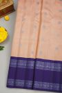 Gadwal Silk Peach Saree