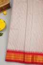 Gadwal Silk Off White Saree