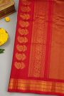 Gadwal Silk Off White Saree