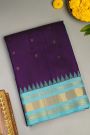 Gadwal Silk Navy Blue Saree