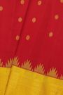 Gadwal Silk Red Saree