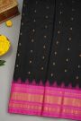 Gadwal Silk Black Saree
