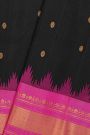Gadwal Silk Black Saree