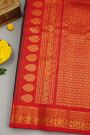 Gadwal Silk Brown Saree