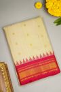 Gadwal Silk Cream Saree