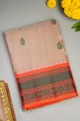 Gadwal Silk Cream Saree