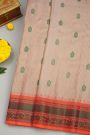 Gadwal Silk Cream Saree