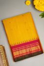 Gadwal Silk Mustard Saree