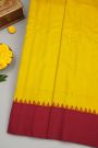 Gadwal Silk Yellow Saree