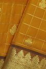 Venkatagiri Silk Mustard And Orange Saree