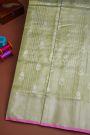 Venkatagiri Silk Light Green Saree