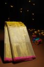 Venkatagiri Silk Cream Saree