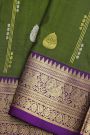 Venkatagiri Silk Green Saree