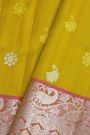 Venkatagiri Silk Lime Green Saree