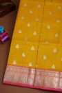 Venkatagiri Silk Mustard Saree
