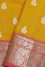 Venkatagiri Silk Mustard Saree