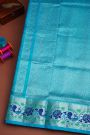 Venkatagiri Silk Navy Blue Saree