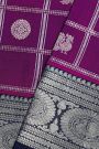 Venkatagiri Silk Dark Purple Saree