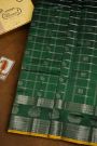 Kuppadam Sico Bottle Green Saree