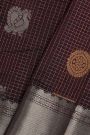 Kuppadam Sico Dark Maroon Saree