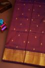 Venkatagiri Silk Maroon Saree
