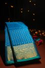 Venkatagiri Silk Sky Blue Saree